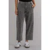 Kut From The Kloth Ashton High Waist Crop Wide Leg Barrel Jeans In Gray