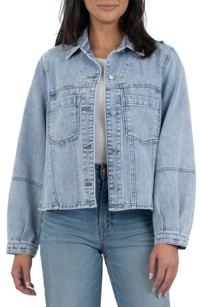 Kut From The Kloth Bailey Stretch Denim Jacket In Blue