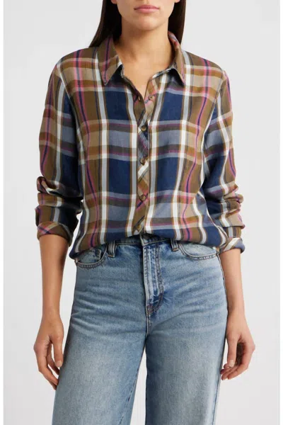 Kut From The Kloth Beatrix Button Down Top In Multi