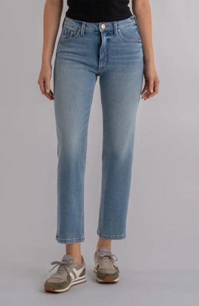 Kut From The Kloth Blair Fab Ab High Waist Ankle Straight Jeans In Blue