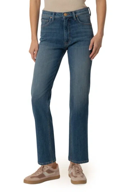 Kut From The Kloth Blair Fab Ab High Waist Ankle Straight Leg Jeans In Blue