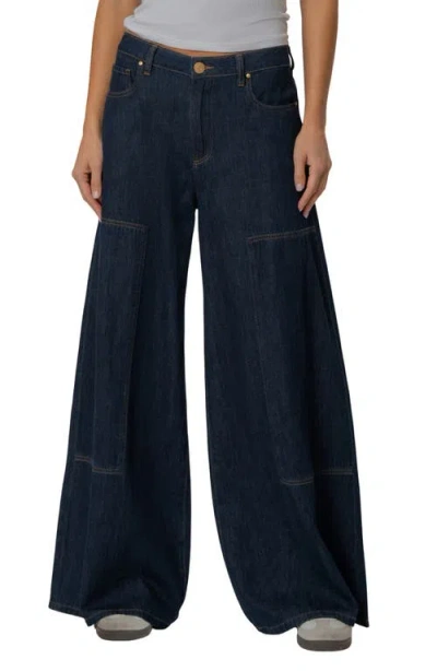 Kut From The Kloth Blake High Waist Superwide Leg Jeans In Blue