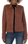 Kut From The Kloth Boxy Cargo Jacket In Nutmeg