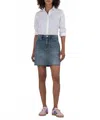 Kut From The Kloth Bristol Skirt In Medium Wash In Blue