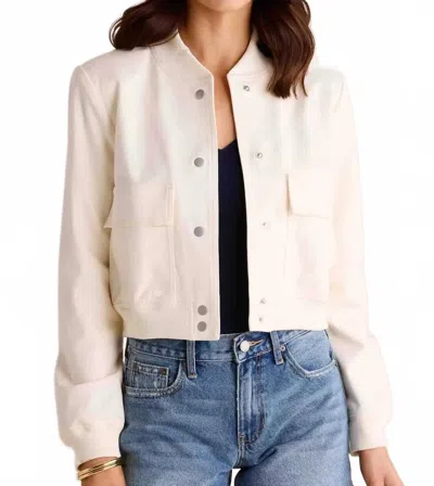 Kut From The Kloth Camilla Bomber Jacket In White