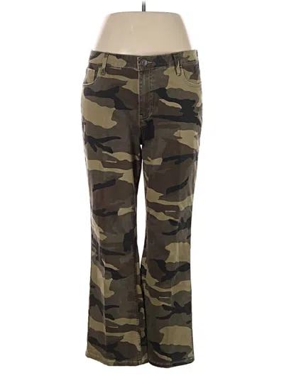 Pre-owned Kut From The Kloth Cargo Pants In Green