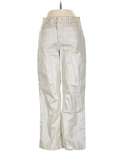 Pre-owned Kut From The Kloth Cargo Pants In Silver