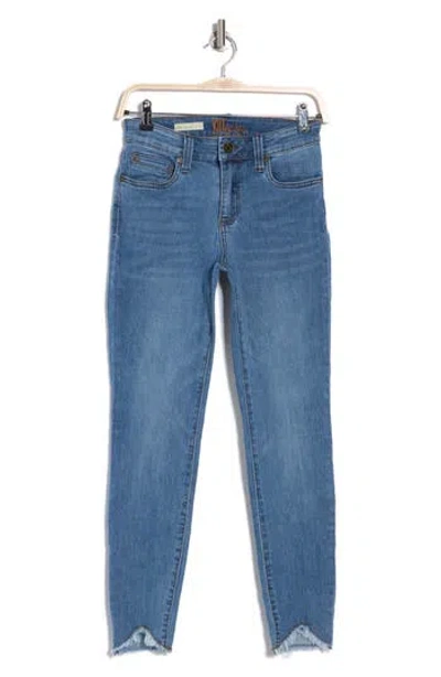 Kut From The Kloth Carlo Fray Hem Ankle Skinny Jeans In Nerine