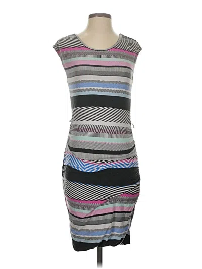 Pre-owned Kut From The Kloth Casual Dress In Gray
