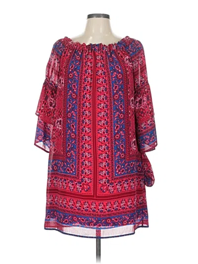 Pre-owned Kut From The Kloth Casual Dress In Red