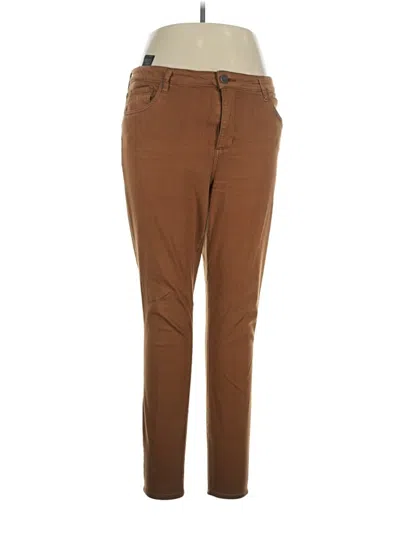 Pre-owned Kut From The Kloth Casual Pants In Brown