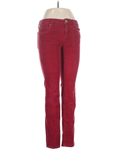 Pre-owned Kut From The Kloth Casual Pants In Burgundy