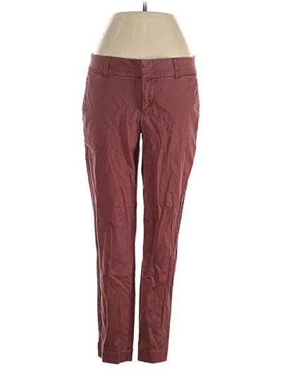 Pre-owned Kut From The Kloth Casual Pants In Burgundy