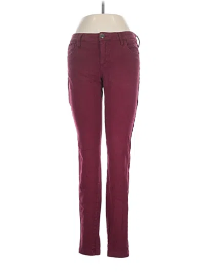 Pre-owned Kut From The Kloth Casual Pants In Burgundy
