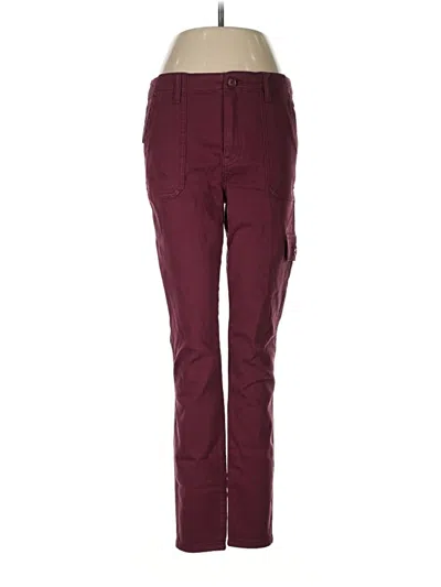 Pre-owned Kut From The Kloth Casual Pants In Burgundy