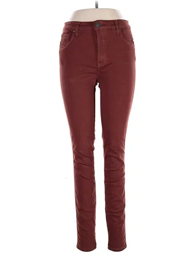 Pre-owned Kut From The Kloth Casual Pants In Burgundy
