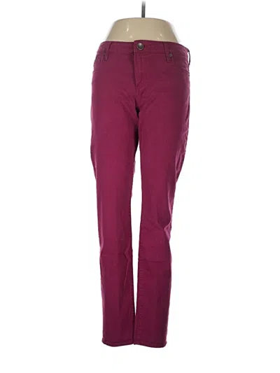 Pre-owned Kut From The Kloth Casual Pants In Burgundy