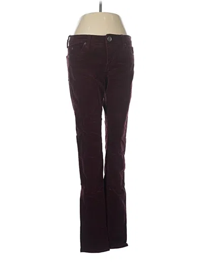 Pre-owned Kut From The Kloth Casual Pants In Burgundy