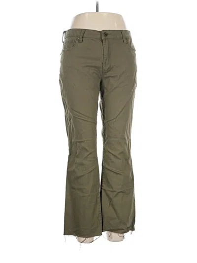 Pre-owned Kut From The Kloth Casual Pants In Green