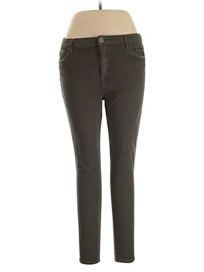 Pre-owned Kut From The Kloth Casual Pants In Green