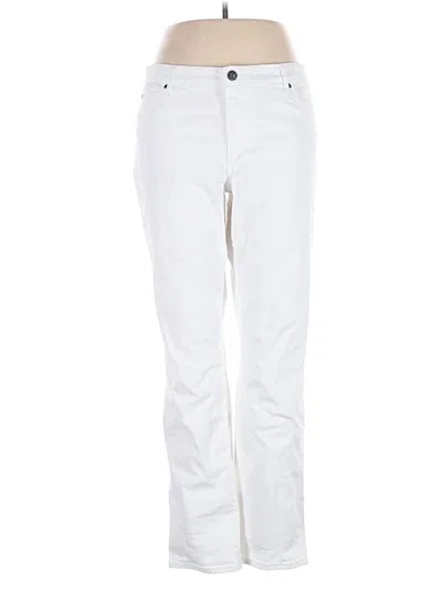 Pre-owned Kut From The Kloth Casual Pants In White