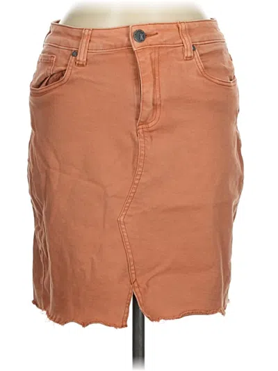 Pre-owned Kut From The Kloth Casual Skirt In Brown