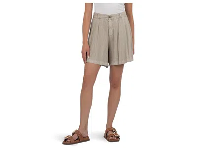 Kut From The Kloth Catalina Pleated Shorts With Trouser Pocket In Gray