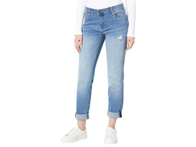 Kut From The Kloth Catherine Boyfriend In Voice Women's Jeans Voice: 00 26.5, Denim In Blue