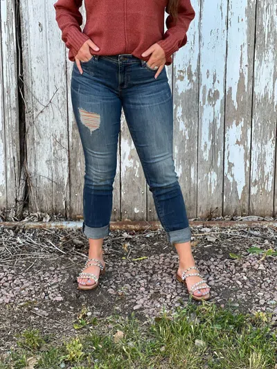 Kut From The Kloth Catherine Boyfriend Jean In Blue