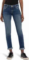 Kut From The Kloth Rachael Fab Ab Crop Mom Jeans In Blue