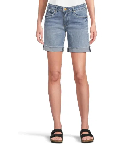 Kut From The Kloth Catherine Boyfriend Shorts Women Blue Denim Stretch Gbo1427