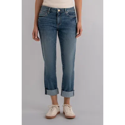 Kut From The Kloth Catherine Mid Rise Boyfriend Jeans In Enigmatic W/med