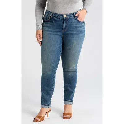 Kut From The Kloth Catherine Mid Rise Boyfriend Jeans In Giving