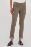 Kut From The Kloth Catherine Stretch Cotton Corduroy Boyfriend Pants In Green