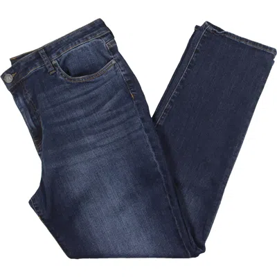Kut From The Kloth Catherine Womens High Rise Whisker Wash Boyfriend Jeans In Blue
