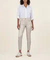 Kut From The Kloth Charlize Coated Cigarette Leg Jeans In Rose Gold In Multi