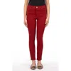 Kut From The Kloth Charlize Fab Ab High Waist Ankle Cigarette Jeans In Red