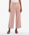 Kut From The Kloth Charlotte Crop Wide Leg Pants In Blush In Pink