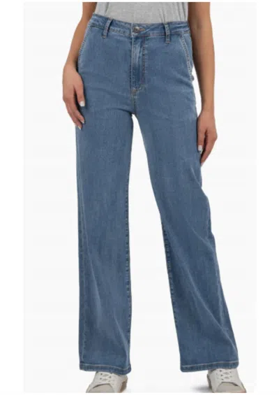 Kut From The Kloth Charlotte High Rise Straight Leg In Medium Wash