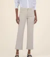 Kut From The Kloth Charlotte High Rise Wide Leg Pants In Ecru In Pink
