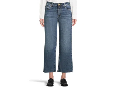 Kut From The Kloth Charlotte High-rise Culottes In Commendatory In Blue