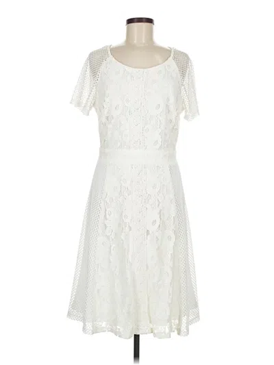 Pre-owned Kut From The Kloth Cocktail Dress In White