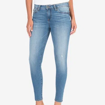 Kut From The Kloth Connie Ankle Jeans In Medium Wash In Blue