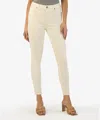 Kut From The Kloth Connie High Rise Slim Fit Ankle Skinny Jeans In Ecru