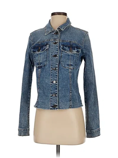 Pre-owned Kut From The Kloth Denim Jacket In Blue