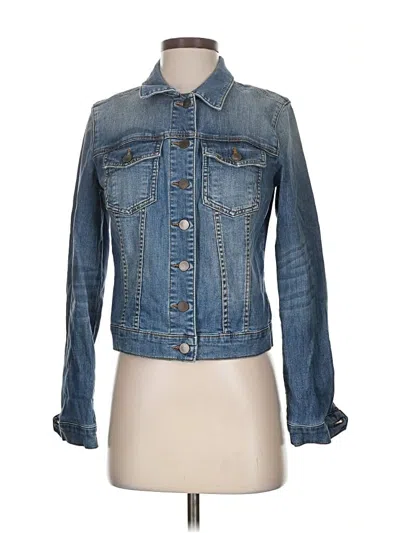 Pre-owned Kut From The Kloth Denim Jacket In Blue
