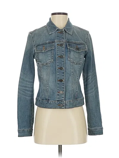 Pre-owned Kut From The Kloth Denim Jacket In Blue