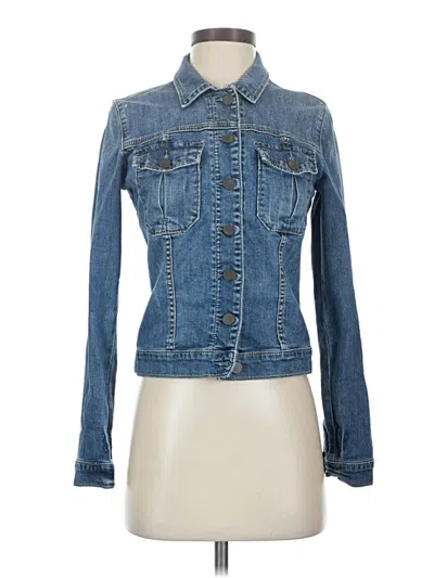 Pre-owned Kut From The Kloth Denim Jacket In Blue