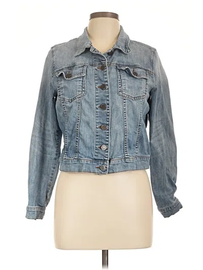 Pre-owned Kut From The Kloth Denim Jacket In Blue