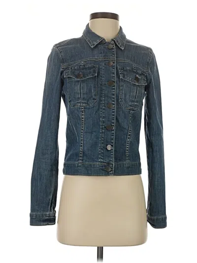 Pre-owned Kut From The Kloth Denim Jacket In Blue
